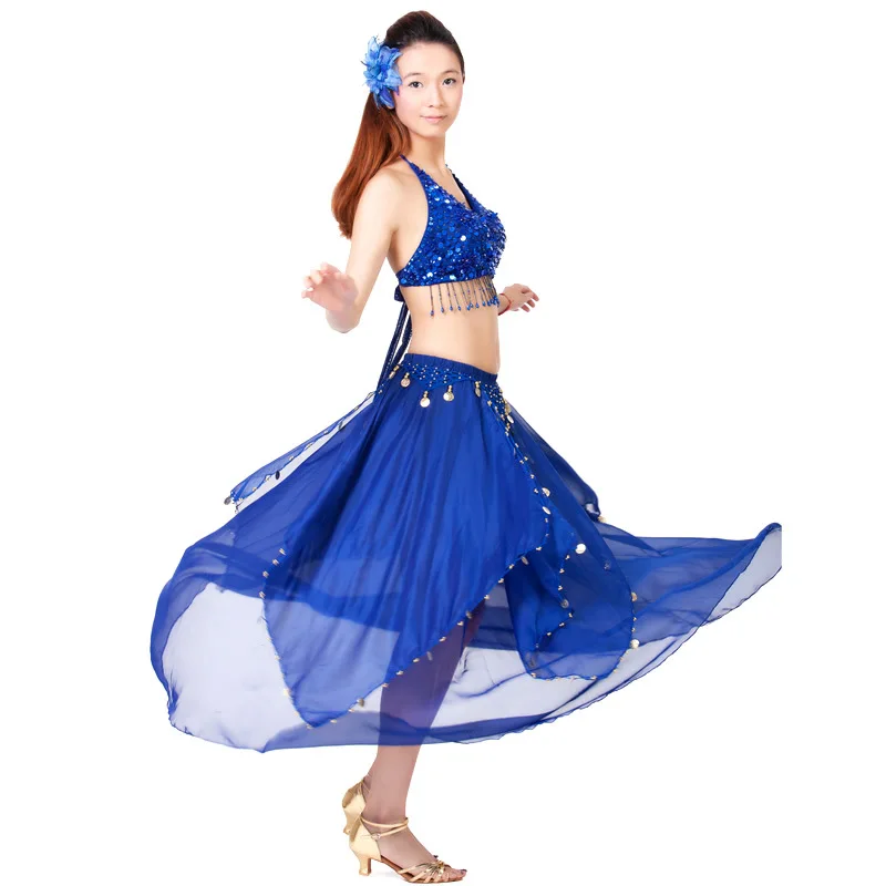 2pcs Set Women Belly Dance Costumes For Adult India Stage Gypsy Costumes Woman Bellydance Egypt Belly Dancing Suit For Women