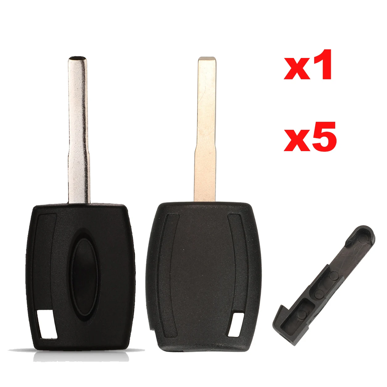 

Jingyuqin Remote x1 x5 Чехол-транспондер для автомобильного ключа для Ford Fiesta Mondeo Focus C-Max S-Max Galaxy Kuga HU101