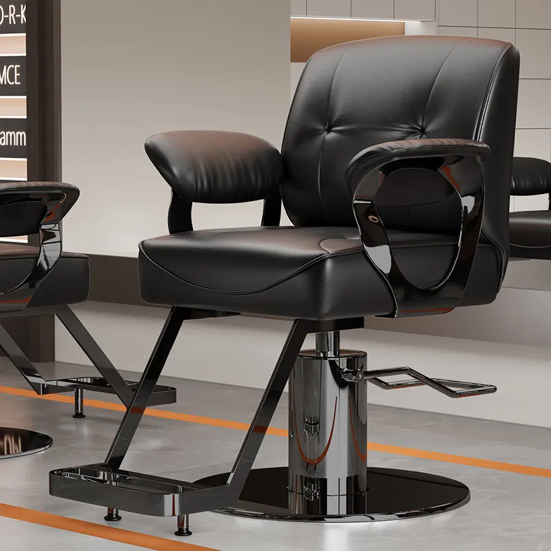 

Minimalist Portable Barber Chair Salon Beauty Comfortable Luxury Reclinable Barber Chair Chaise De Coiffure Salon Furniture