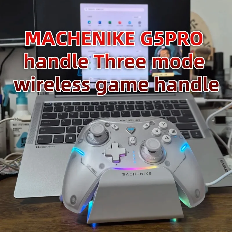 Machenike G5 Pro Gamepad Wireless Gaming Controller Elite Hall Trigger Joystick Mecha Tactile Buttons Switch Pc Android Ios