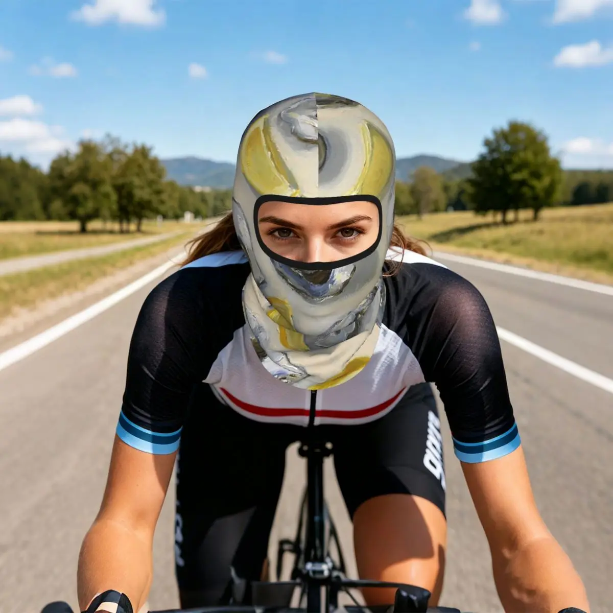 Australian Oysters And Lemons Still Life Thin Balaclava Full Face Mask Sun Protection Neck Gaiter For Motorcycle Cycling Outdoor