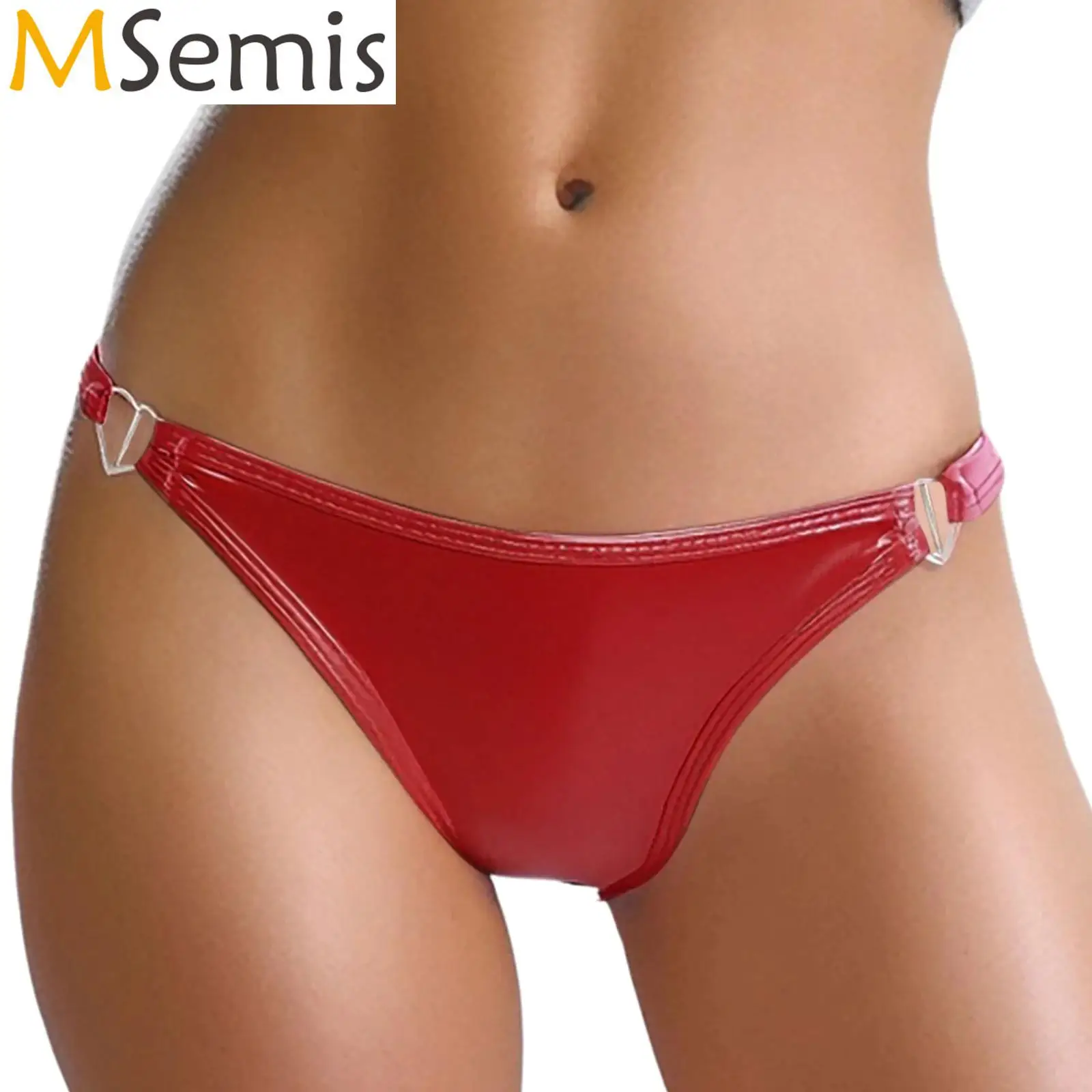 

Женские купальники, трусы-стринги, кольца с Т-образной спинкой, стринги, купальник, трусики, нижняя часть бикини, трусики из лакированной кожи, мини-бикини, нижнее белье