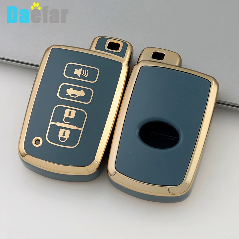 4 Buttons TPU Car Key Case for Toyota Prius Plus Auris Avalon Verso Rav 4 Corolla 2013 Yaris Hybrid Remote Protector
