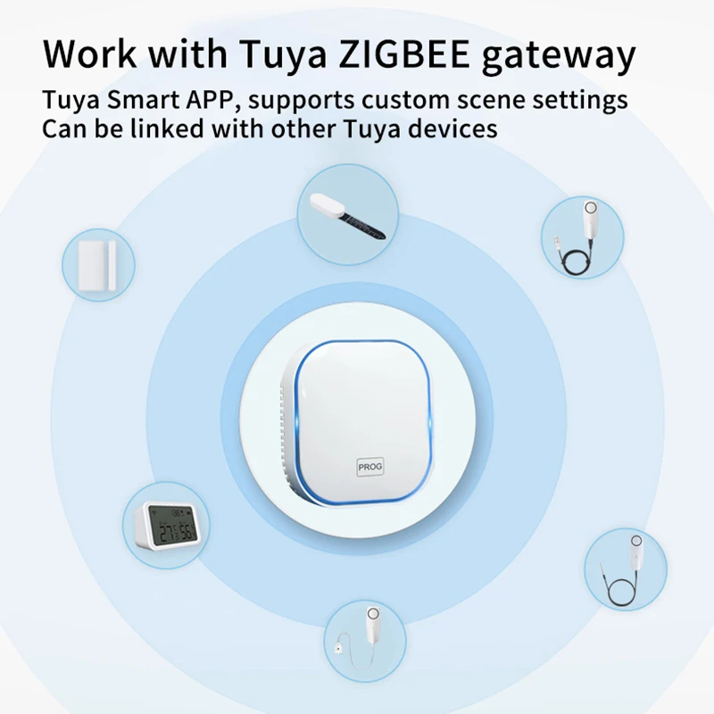 Tuya Soil Tester Moisture Meter Soil Water Tester Sensor Detector Home Assistant APPconnection Temperature and Humidity Detector