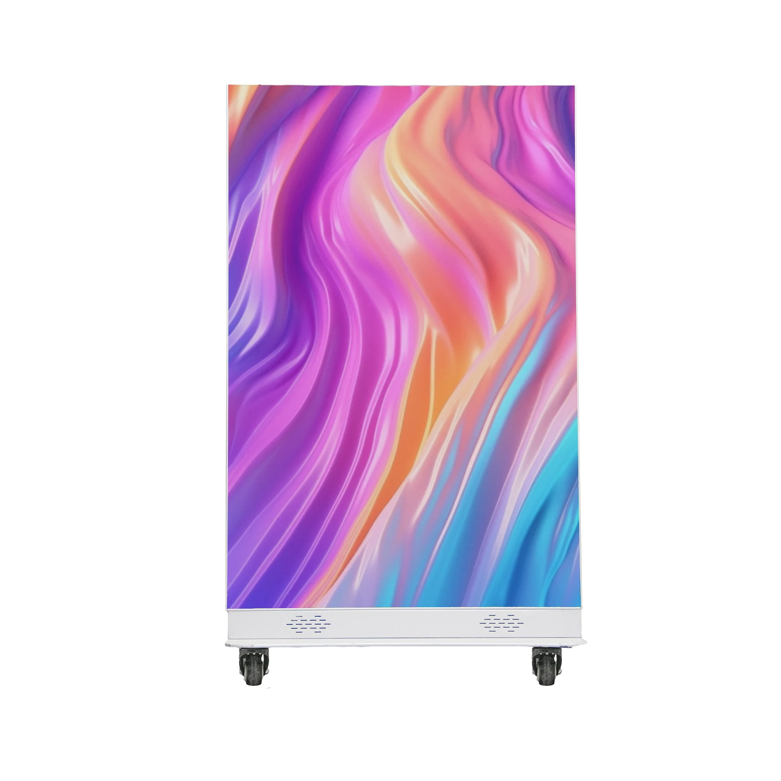 Portable Three-Fold Movable Double-Sided LED Poster Display Screen 500cd Brightness 7680Hz Refresh Rate for Aliexpress