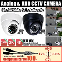 Cámara domo Ultra AHD de 8MP, 4MP/5MP, compatible con todos los DVR, CCTV 1080P TVI/CVI/Analógico H.265, monitor digital 4 en 1 OSD para interiores, para el hogar