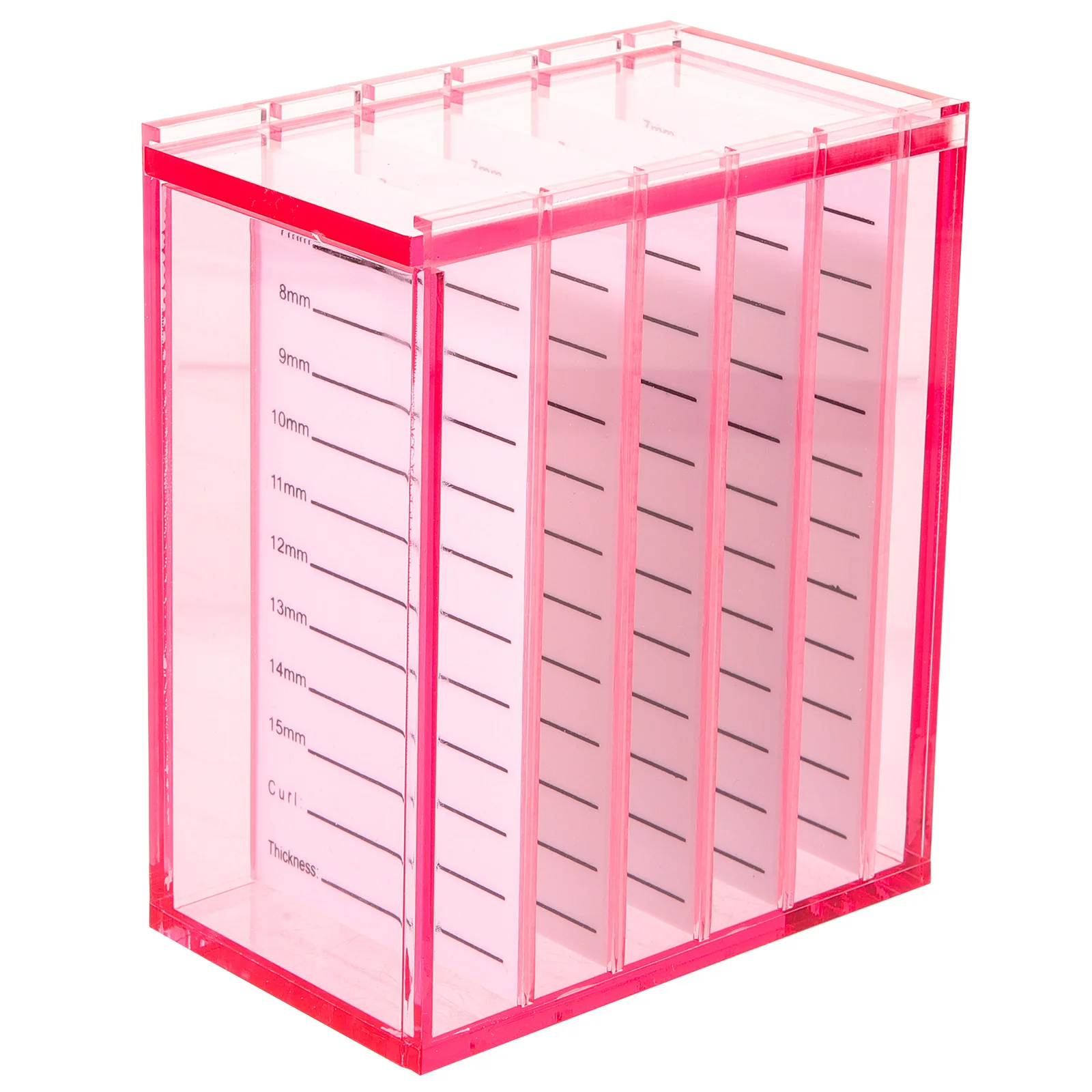 

Transparent Multi-Layer Acrylic Eyelash Storage Box False Lash Organizer Eyelash Case Organizer Lash Packaging Box