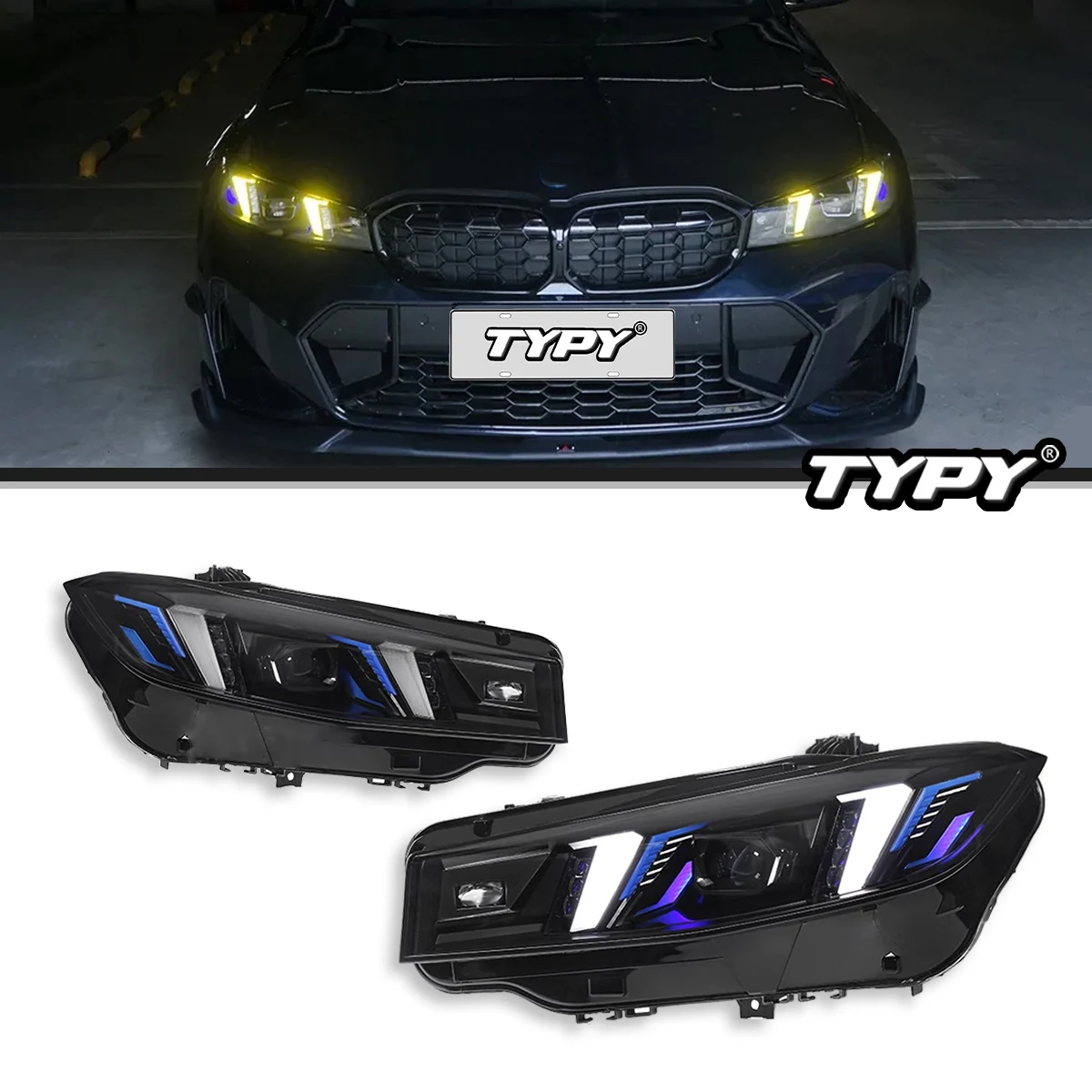 

Автомобиль для BMW G20 2022-2024 G28 Фара DRL Hella 12V H7 Светодиодная ксеноновая лампа Противотуманные фары Автомобильные украшения Аксессуар M3 320 325 Фара