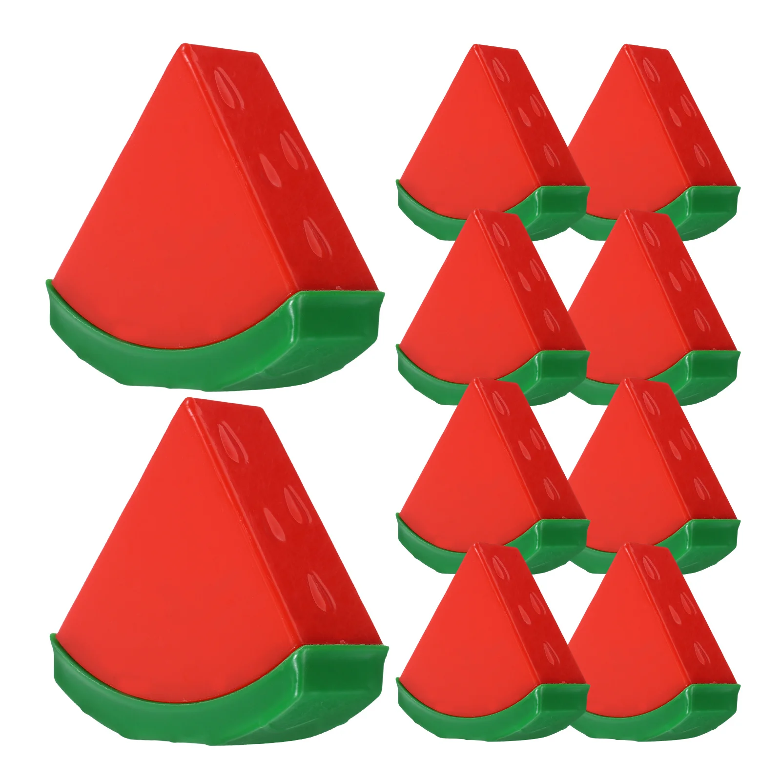 

10Pcs Watermelon Shaped Gift Boxes Creative Scratch Resistant Plastic Party Favor Small Treat Boxes Wedding Favor Cases