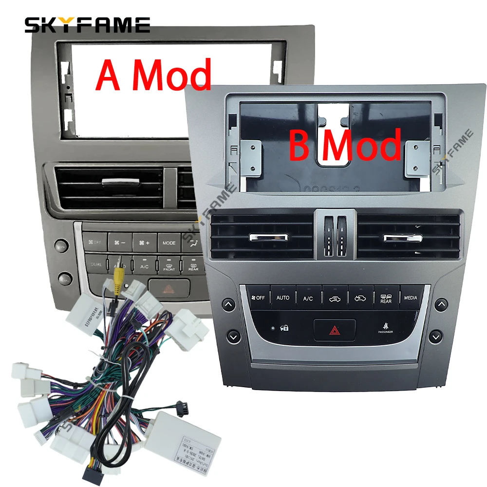 12.3 Inch Car Frame Fascia Adapter Canbus Box Decoder Android Radio Dash Fitting Panel Kit For Lexus GS GS450H GS300 GS350