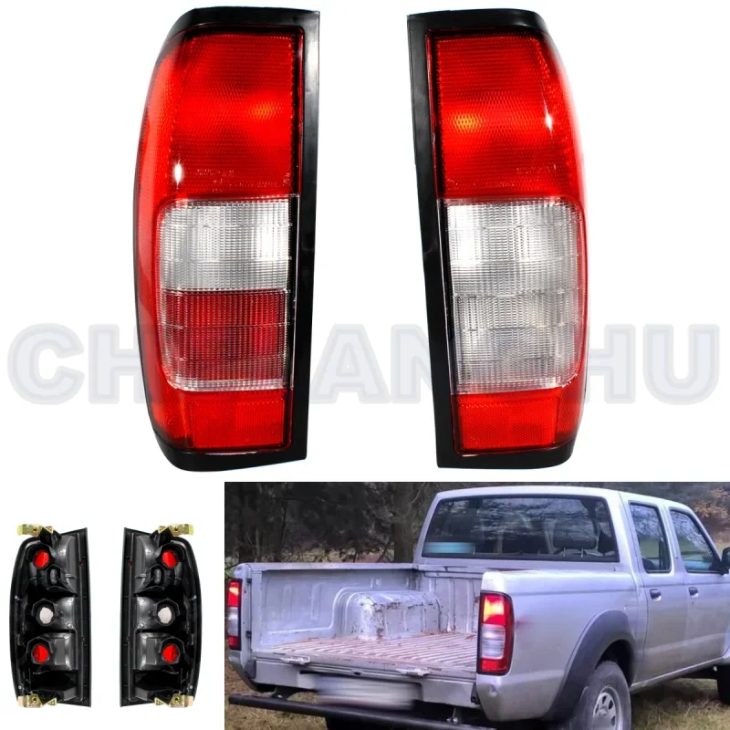 

car assecories For Nissan Navara NP300 D22 1998 1999 2000 2001 2003 2004 Pair Left+Right Tail Light Rear Lamp Without Bulbs