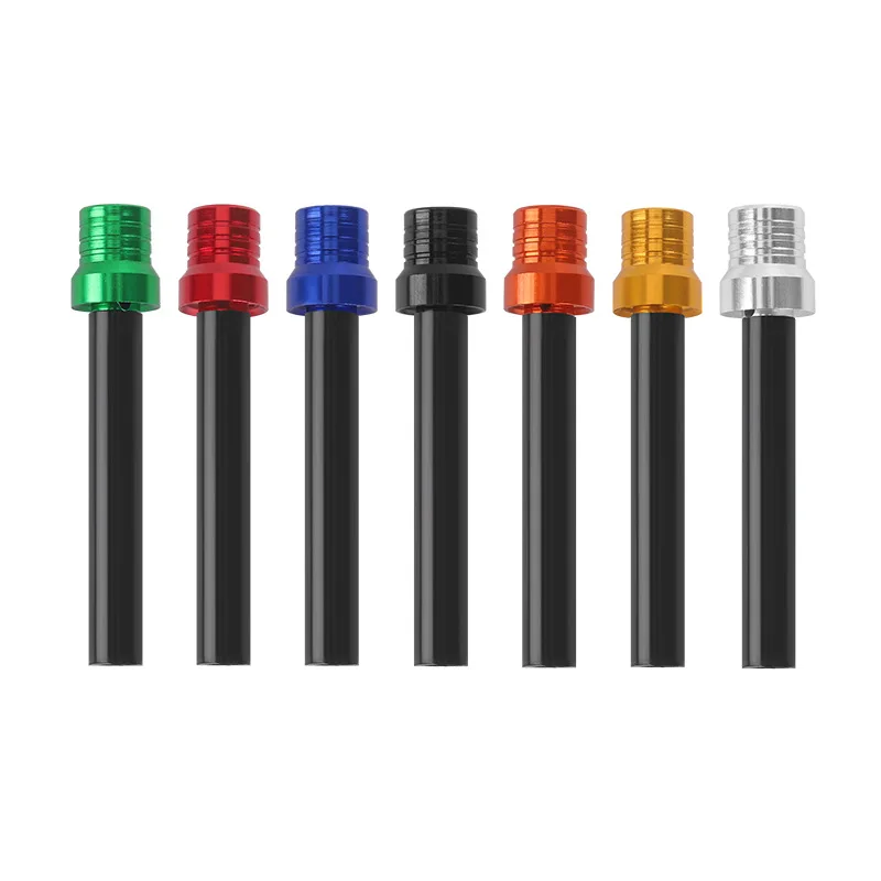 Aluminum Alloy Motorcycle Gas Pit ATV PIT Dirt Bike Fuel Petrol Tank Cap Breather Pipe Hose Valve Vent Breather Tube Pipe
