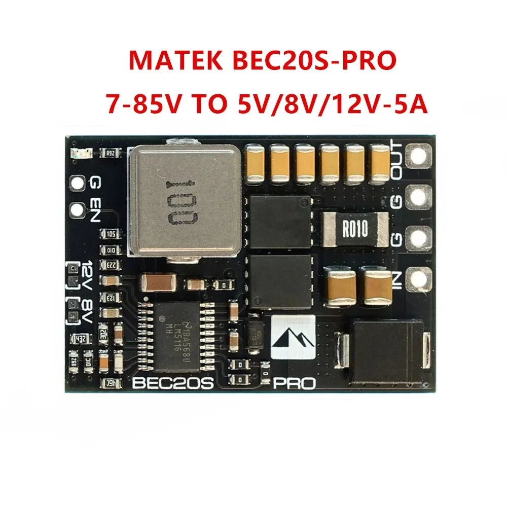 MATEK BEC20S-PRO 7-85V TO 5V/8V/12V-5A