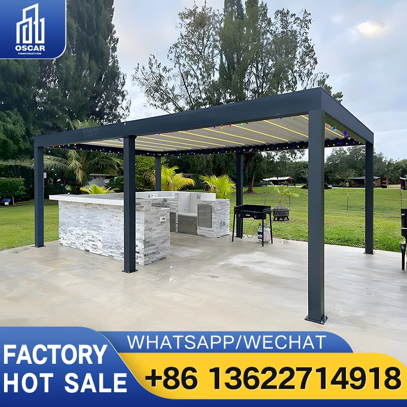 Customizable Aluminum Alloy Pergola for Outdoor Spaces in America Aluminum Alloy Pergola for Garden Relaxation in Australia Alum