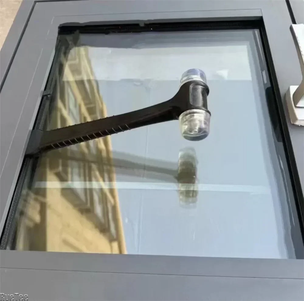 مطرقة مطاطية 2 في 1 مع مخل لأدوات تركيب نوافذ أبواب بلاط السيراميك #2