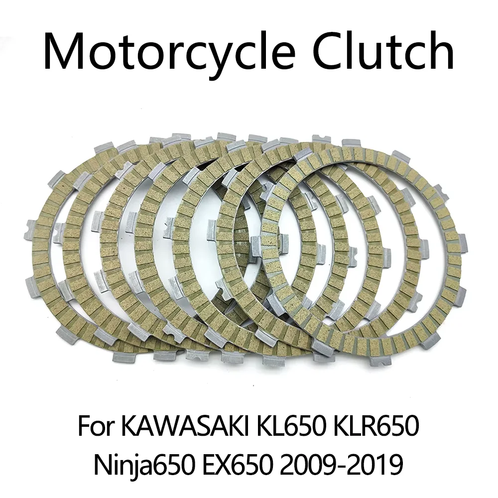 

For KAWASAKI Ninja650 EX650 EX Ninja 650 2009-2019 KL650 KLR650 KL KLR 650 Motorcycle Clutch Friction Plate Set Disc Kits
