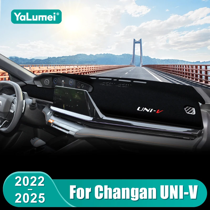 

For Changan UNI-V univ 2022 2023 2024 2025 Car Dashboard Sun Shade Cover Instrument Desk Non-slip Pad Accessories