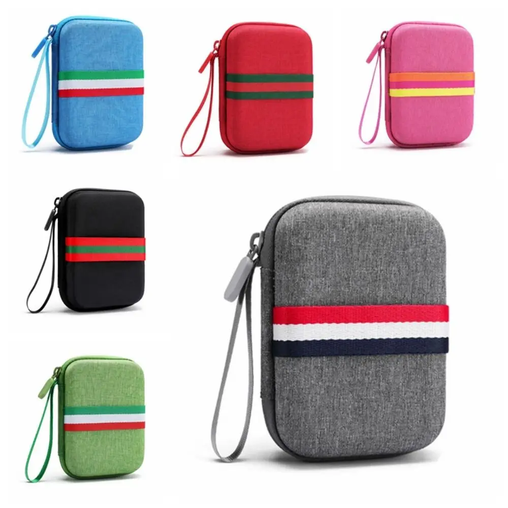 

2.5-inch Mobile Hard Drive Power Storage Bag Multifunctional Shockproof Headphones Carrying Case EVA Waterproof