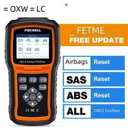 Foxwell NT630 Plus OBD2 Scanner Engine Check Car Code Reader ABS Airbag SRS EPB OIL SAS Calibration OBD 2 Auto Diagnostic Tool