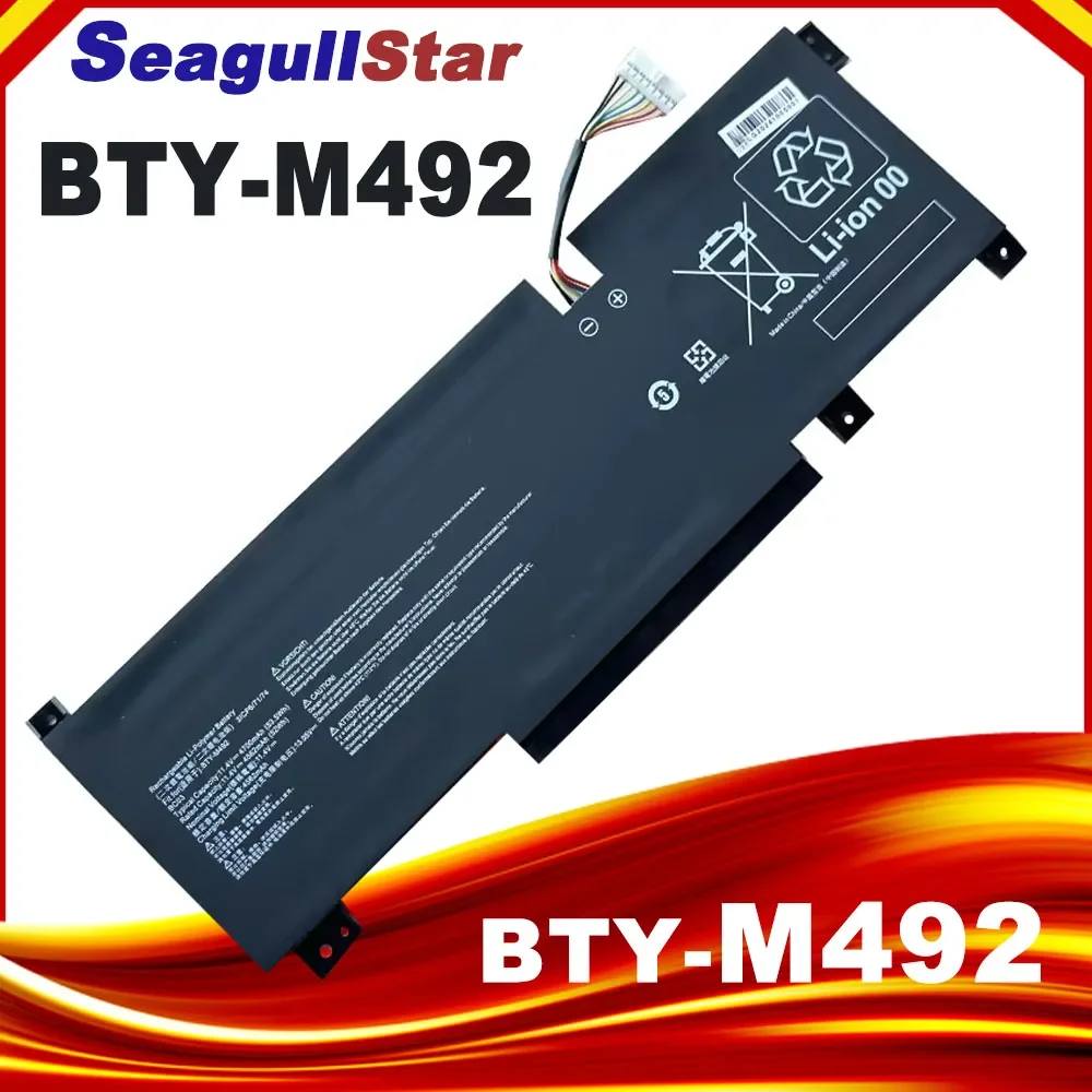 

BTY-M492 Laptop Battery For MSI Pulse GL66 11UDK-255VN 11UEK-016AU 11UCK-200XPL GL76 Katana GF66 GF76 11UD 11UE 12UG
