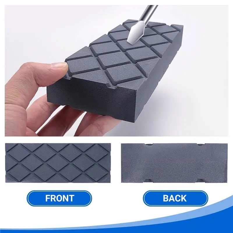 PZHI-Large Flattening Stone- Dual Grit Coarse/Fine Sharpening Stones Flattener- Diamond Grooves Whetstone Fixer