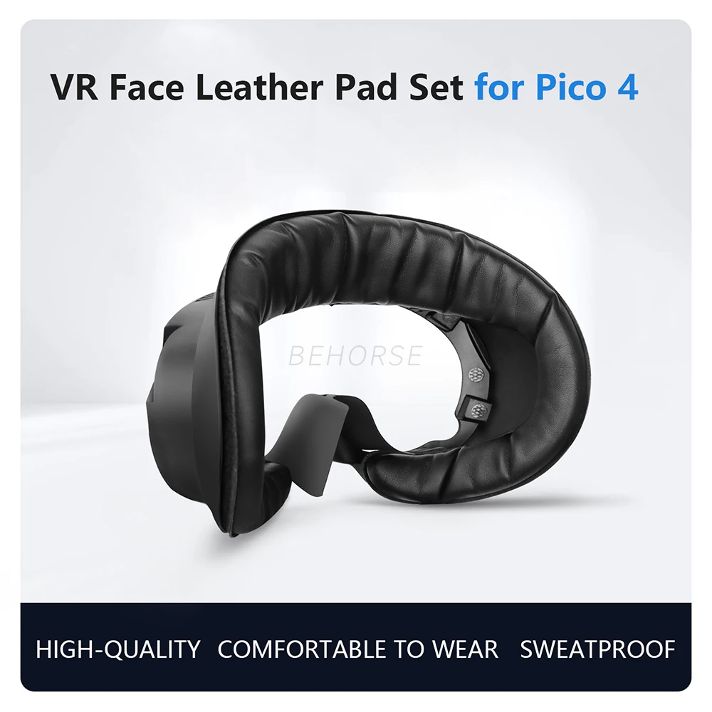 AMVR ホット VR フェイスカバーインターフェイスブラケットスポンジフェイスパッド交換用ピコ 4 VR ヘッドセット洗える汗防止 PU フェイス