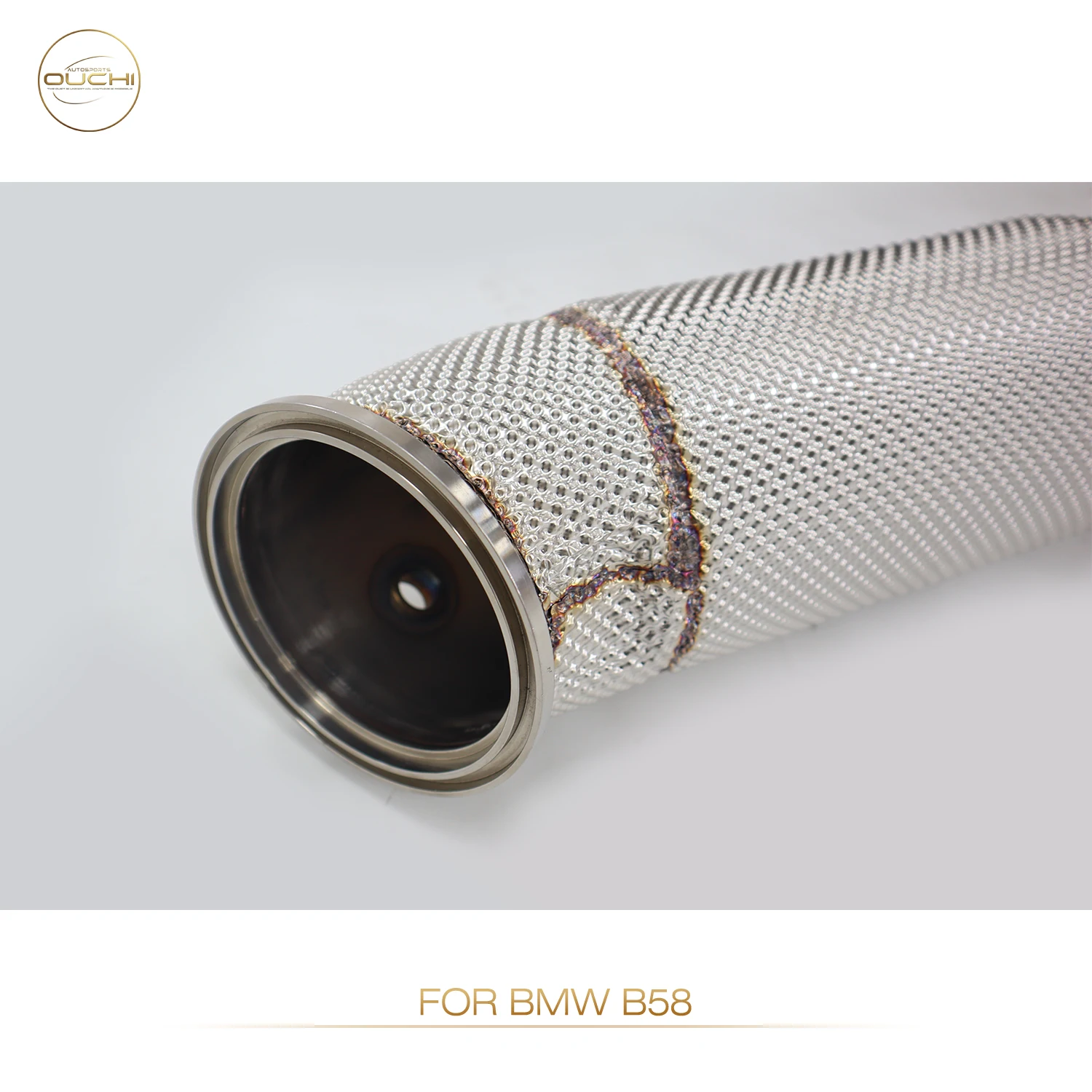 

High performance Downpipe For BMW B58 OUCHI Exhaust system With OPF With Heat Shield Stainless steel Car Parts