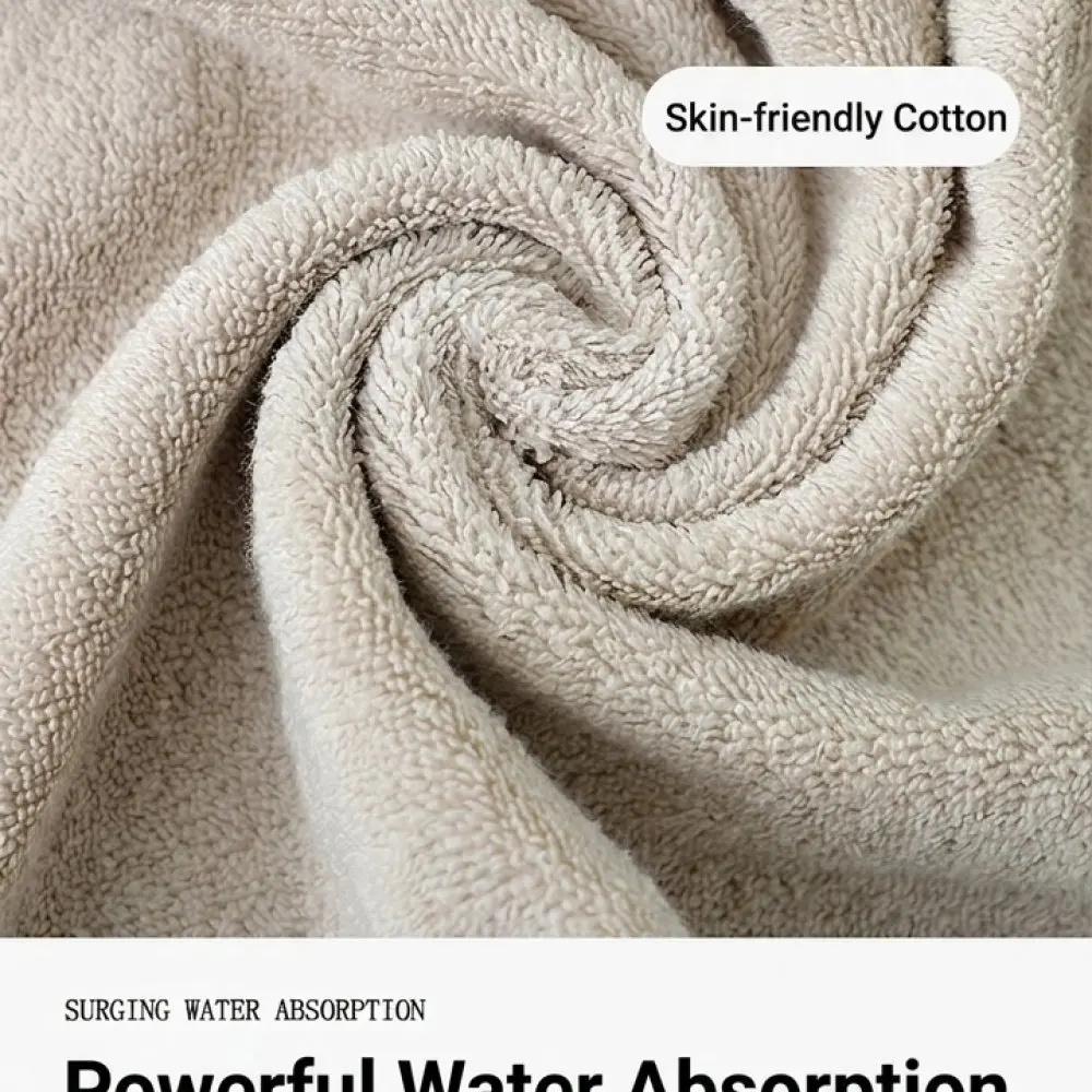 Pure Cotton Face Towel Bathroom Washcloth Set Ultra Soft Absorbent Thickened Skin Friendly Breathable Home Hotel Essentials