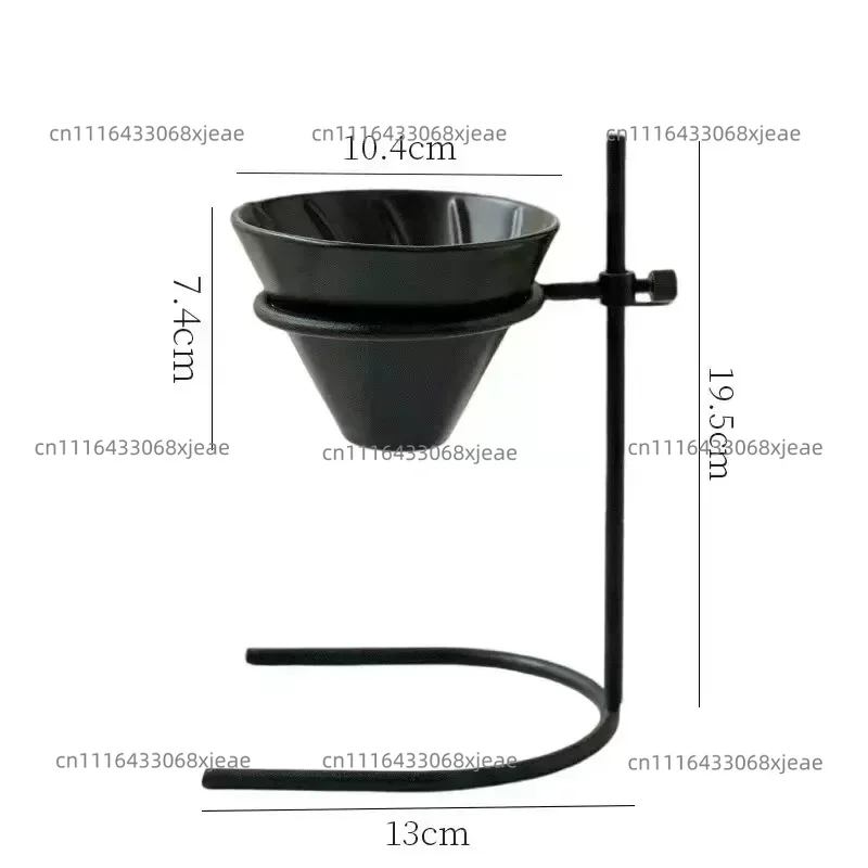 Adjustable Height Ceramic Coffee Filter Cup Hand Brew Set Portable Household Coffee Brewing Kit Drip Filter Coffee Accessories