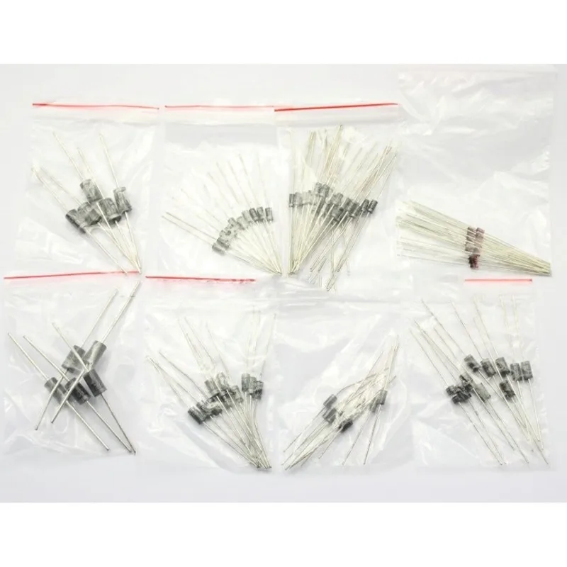 Kit 100 Diode - 8 Different Model, 1n4148,1n4007,1n5819,1n5399,Fr107,Fr207,1n5408,1n5822