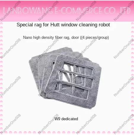 Replacement Cleaning Cloth for Hutt W9 Window Cleaning Robot Original Rag