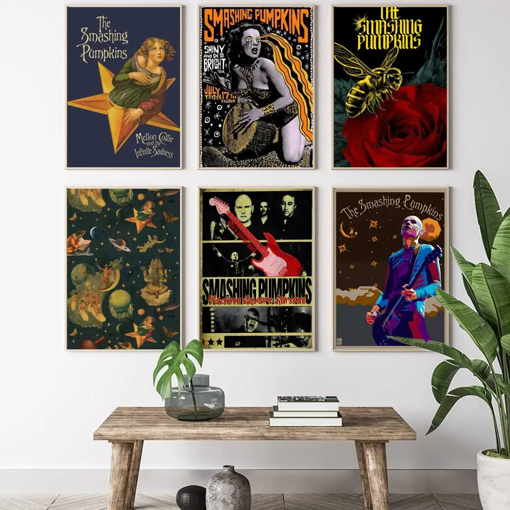 تحطيم القرع الفرقة اللوحة الخط HD قماش المشارك غرفة المعيشة غرفة نوم بار الديكور الجمالي #2