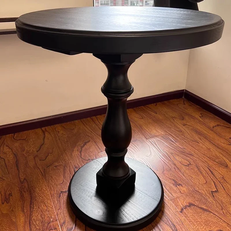 

Стойка для еды, барные столы из цельного дерева, округлая кофейная стойка для переговоров с барными столами, круглый стол, кофейная мебель Mesa Para Dj FYBT