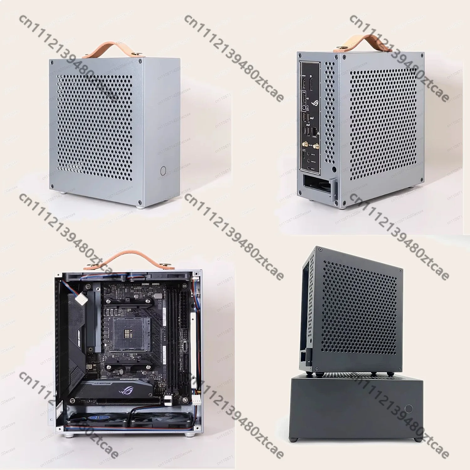 BUG-D1 DC-ATX PSU 12V Half-Height Knife-Cut Mini-ITX Case Soft Router Aluminum Alloy Barebone