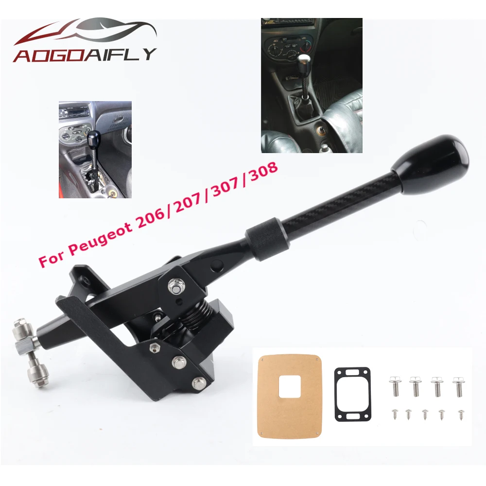 Quick Gears Short Shifter For Peugeot 206 207 307 308 Shifter Box High-Performance Transmission Drivetrain Aluminum