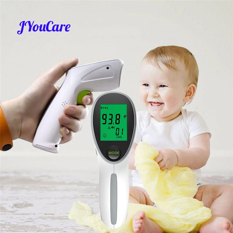 JianYouCare Digital Portable Non-contact Infrared Thermometer Gun Fever Children & Adult Body & Surface Temperature Termometro