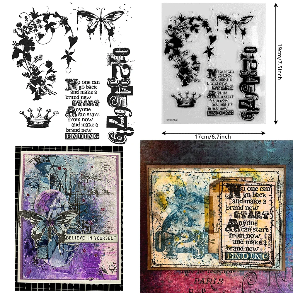 

Fairytale Frenzy Clear Stamps For DIY Craft Making Card Photo Album Scrapbooking Decoration Transparent Stamps