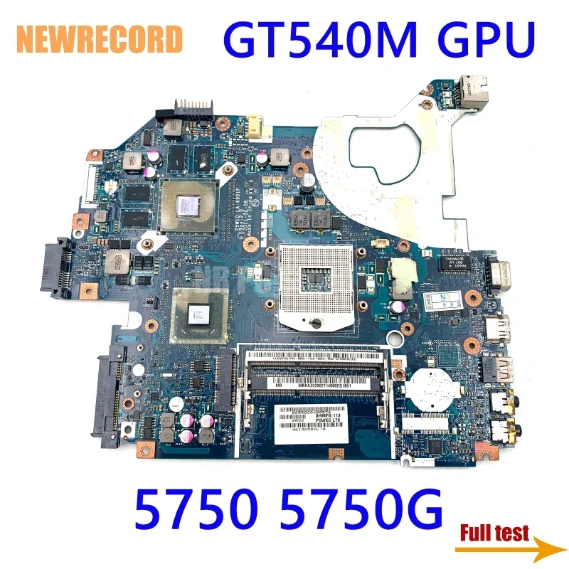 

For Acer Aspire 5750 5750G P5WE0 LA-6901P MB.RAZ02.002 MBRAZ02002 Laptop Motherboard DDR3 GT540M GPU Mian Board