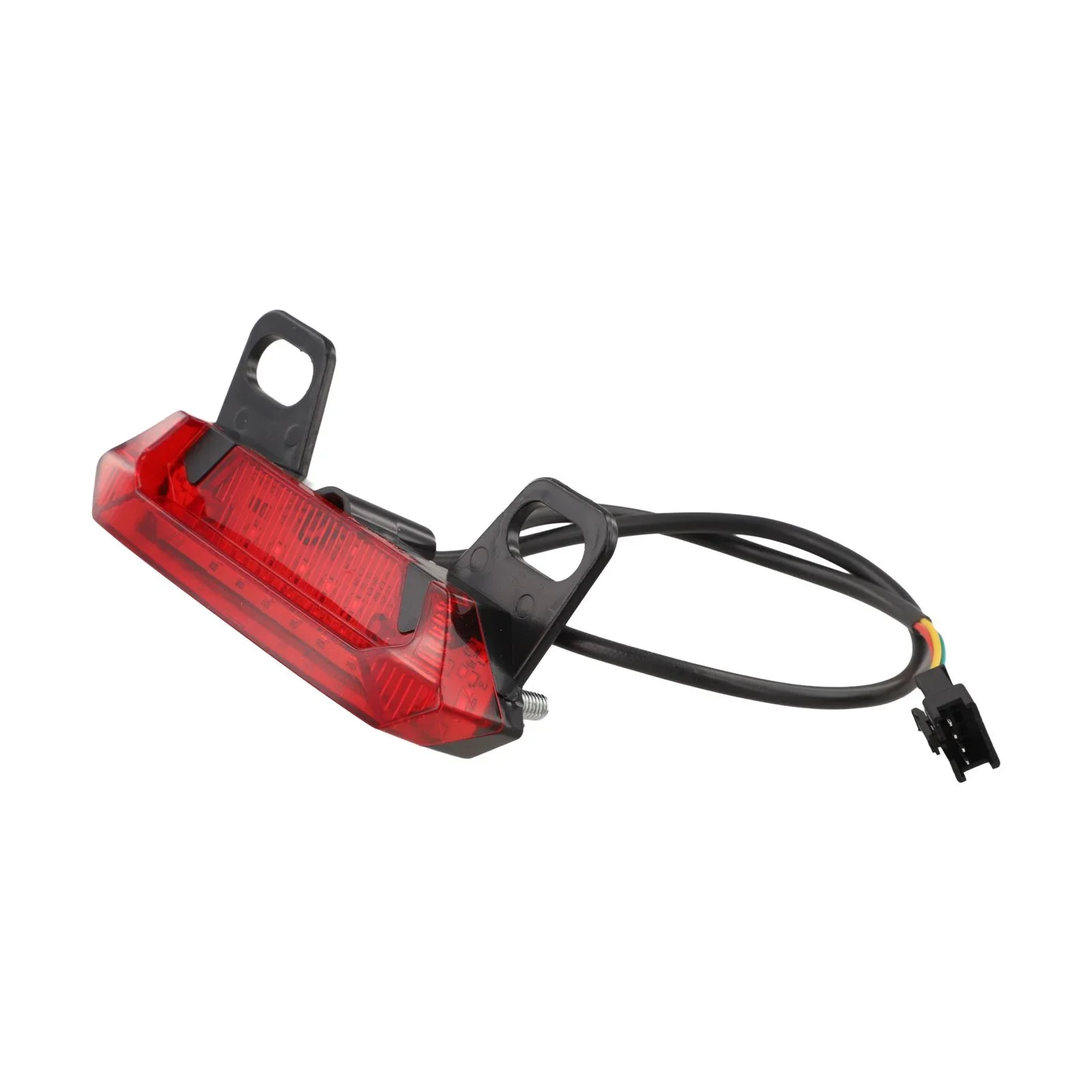 Bicycle Safety Tail Light Electric Bicycle 36-60V Bicycle Light Red And Black Ebike Rear Light Robust Materials
