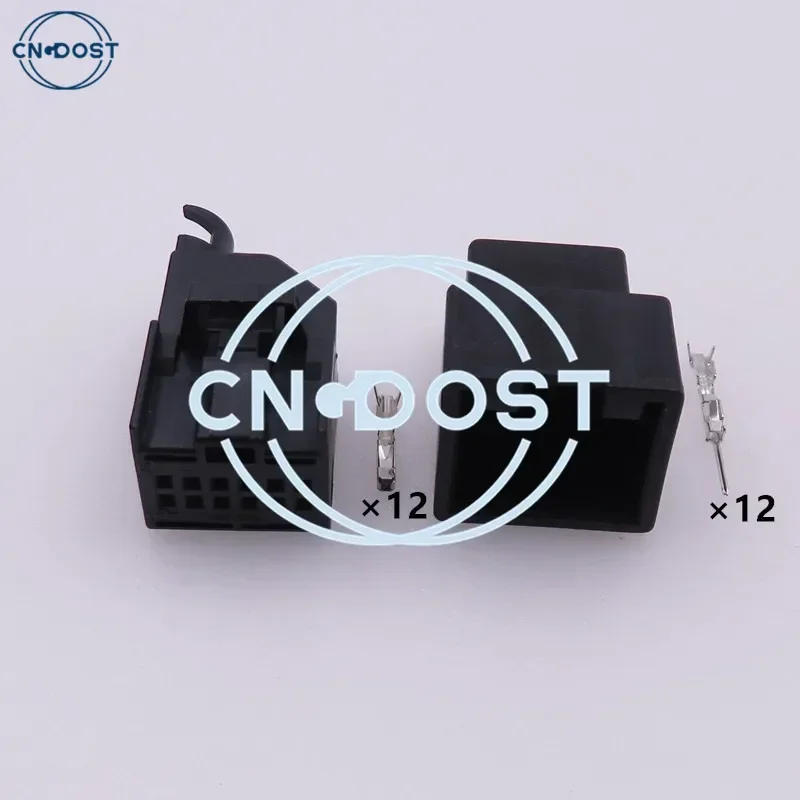 1 Set 12 Pin 1-1534096-1 8E0972112A AC Assembly Automotive Wiring Harness Socket Auto Connector With Terminals