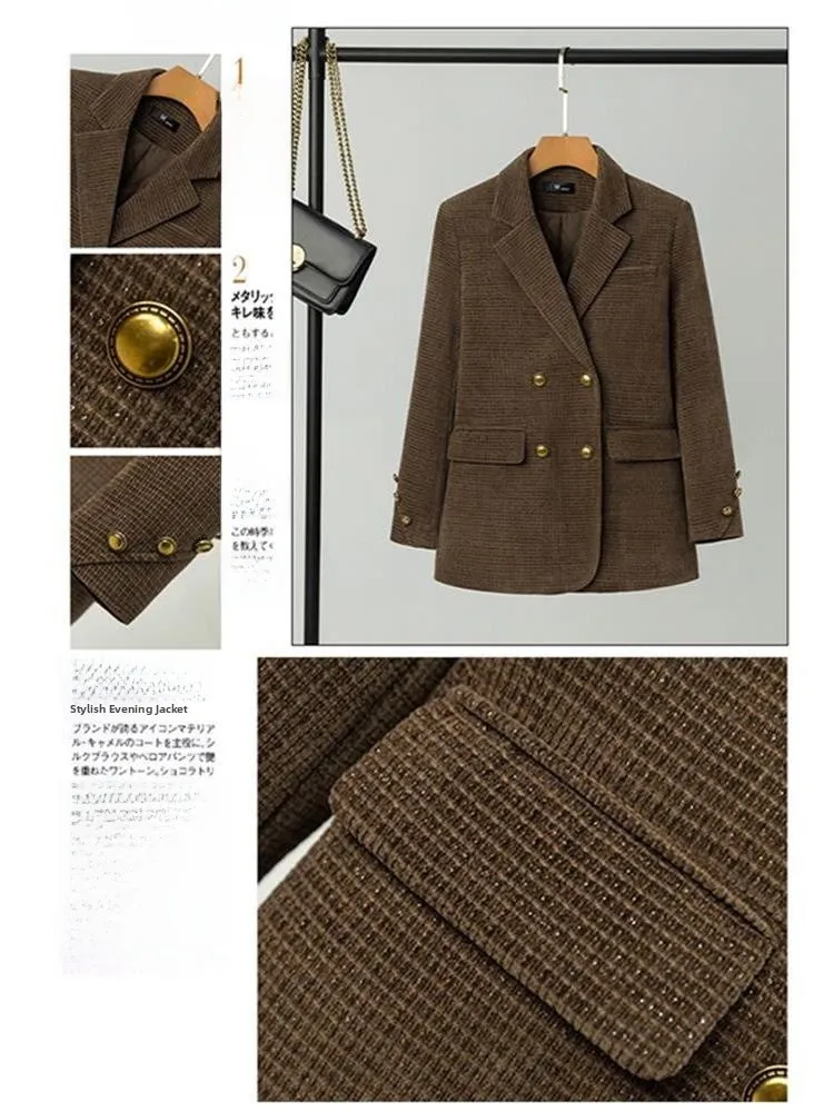 Бархатный костюм Bla Jaet, женский весенне-осенний новый утягивающий топ большого размера в стиле вестерн, топ в стиле ретро