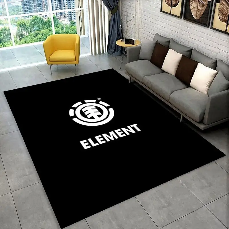 Classic Boardsport E-Element Skateboards Living Room Non-Slip Area Rug Soft Carpet for Bedroom Playroom Sofa,Home Decor Doormat