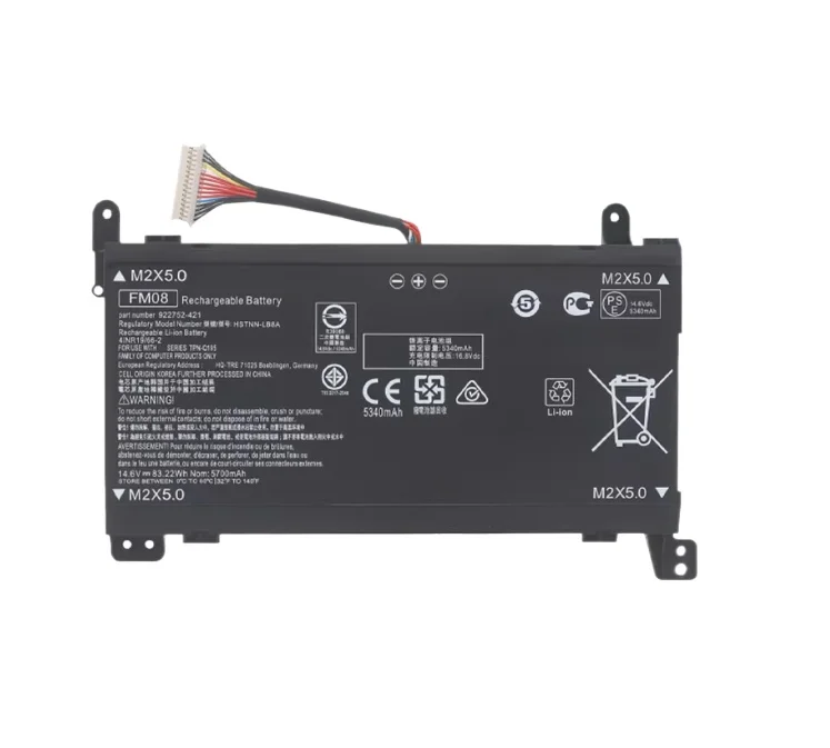 

Fm08-12pin for hp shadow elf 3/4 generation plus tpn-q195 17-an101tx laptop battery 5200mah