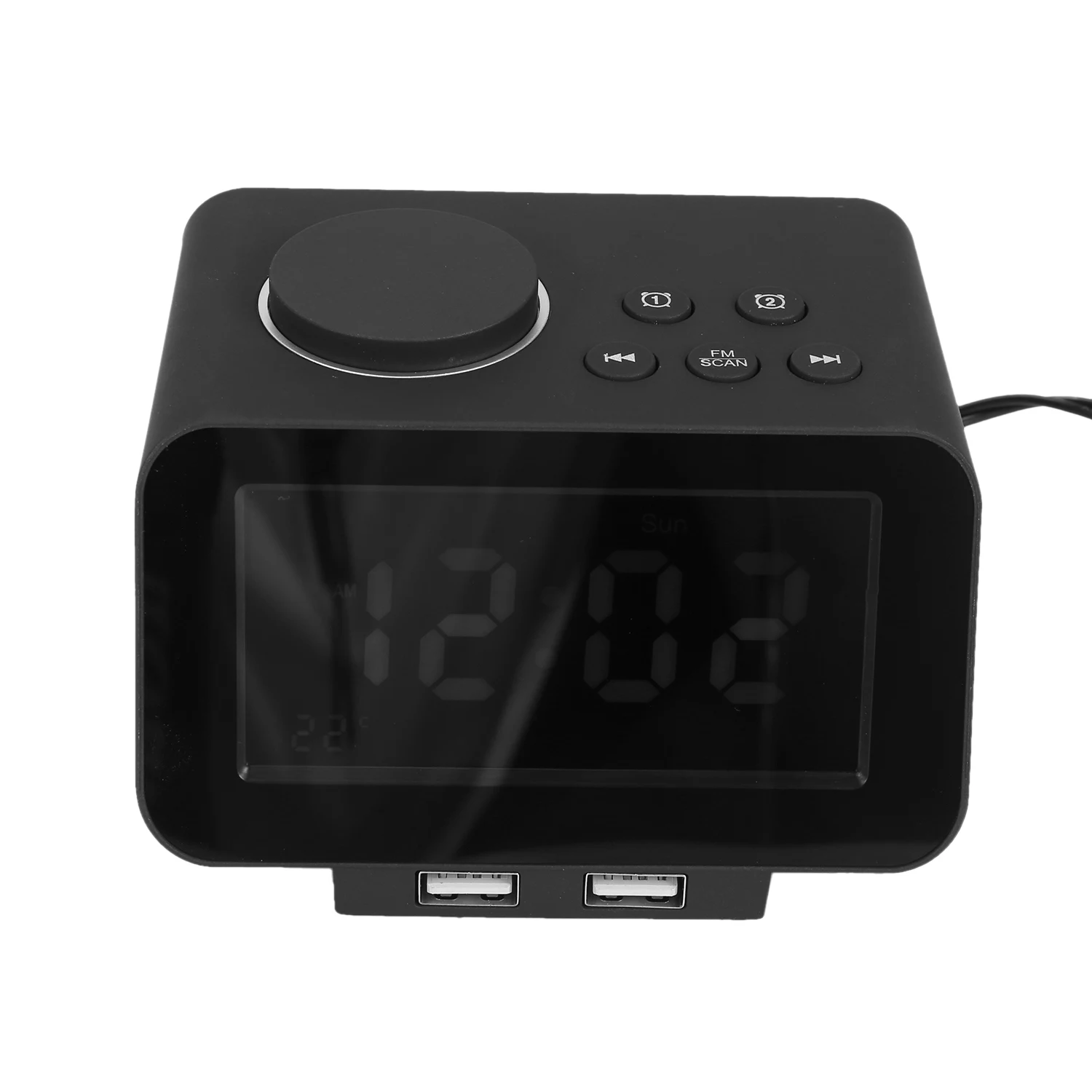 

K8 Bluetooth Speaker Alarm Clock with Temperature LED Display EU Plug