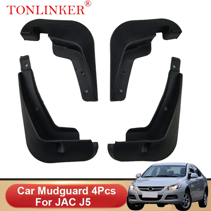 

TONLINKER Car Mudguard For JAC J5 2013 -2016 Front Rear Mudguards Splash Guards Fender Mudflaps 4Pcs Accessories