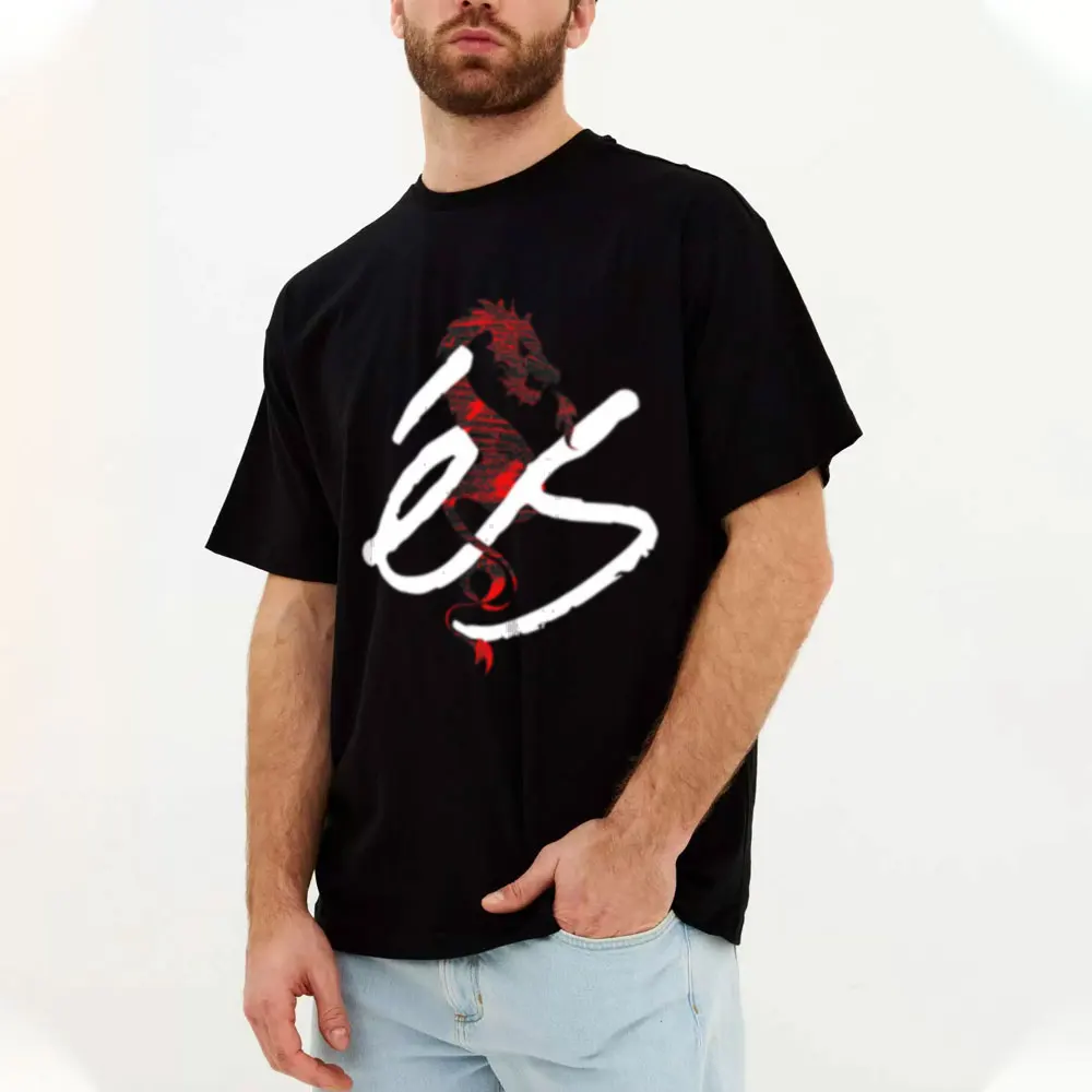 

Men's Outdoor Sports Pure Cotton Clothing Personalized Graphic Printing Trendy Round Neck Casual Women's Short-sleeved Tops