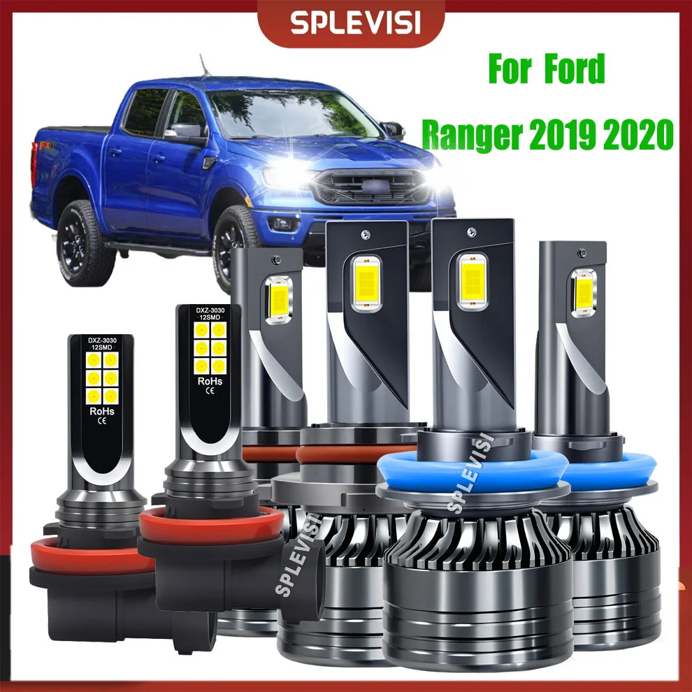 

2/6Pcs 6000K 9005 H11 Super Power 180W Canbus CSP Chip Led Headlight Car Fog Light For Ford Ranger 2019 2020