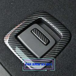 2pcs ABS Sliver Black Car Interior Trunk Switch Handle Trim Cover for BMW X3 G01 X4 G02 2018 - 2021 Stickers Accessories