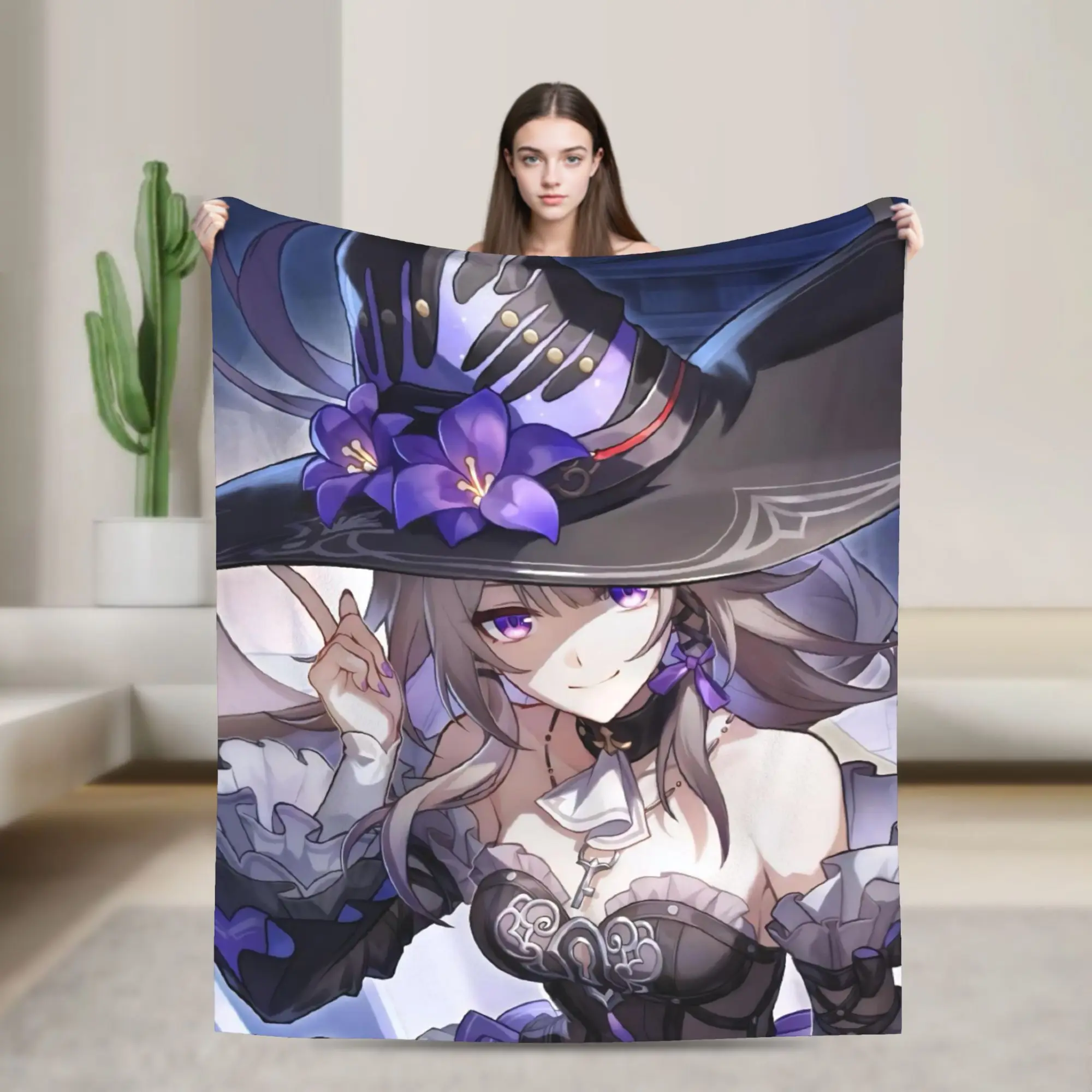 Honkai Star Rail Blanket Ultra Soft  Throw Blankets for Bed 50x60 Inch Multiple Sizes Plush Thin Quilt