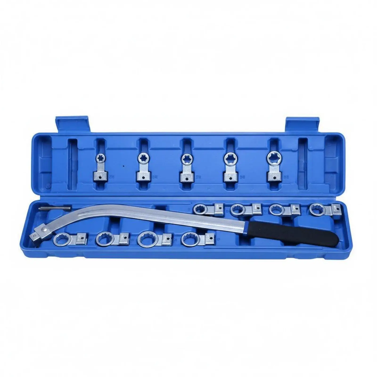 Chrome Vanadium Steel Automotive Belt Adjuster Pulley Tension Wrench Set for Engine Idler Pulley Replacement